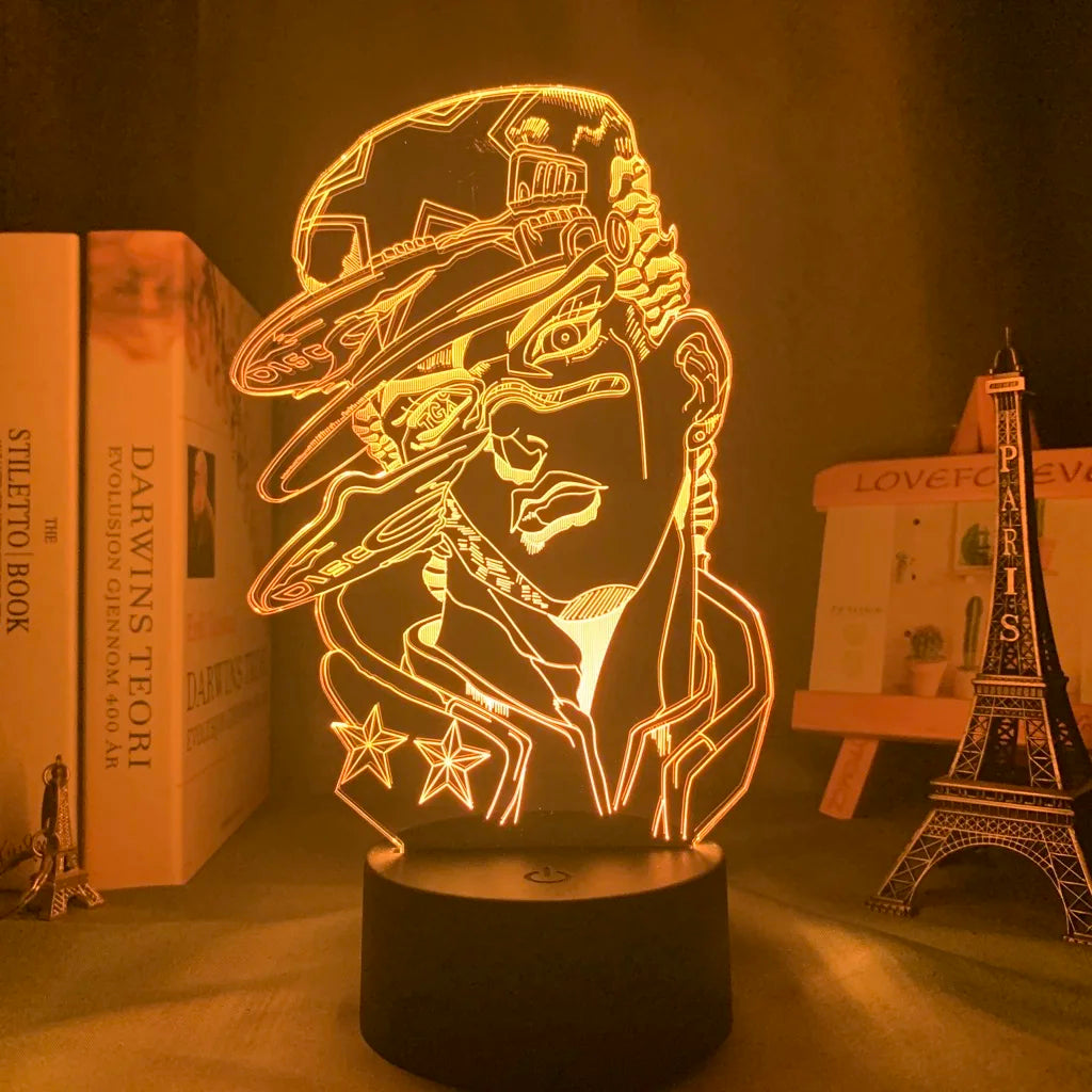 JoJo Bizarre Adventure | LED Night Lights | Acrylic Lamp (16 colors)