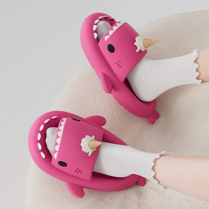 2025 trend: Shark Slippers | 12 colors + DIY charms