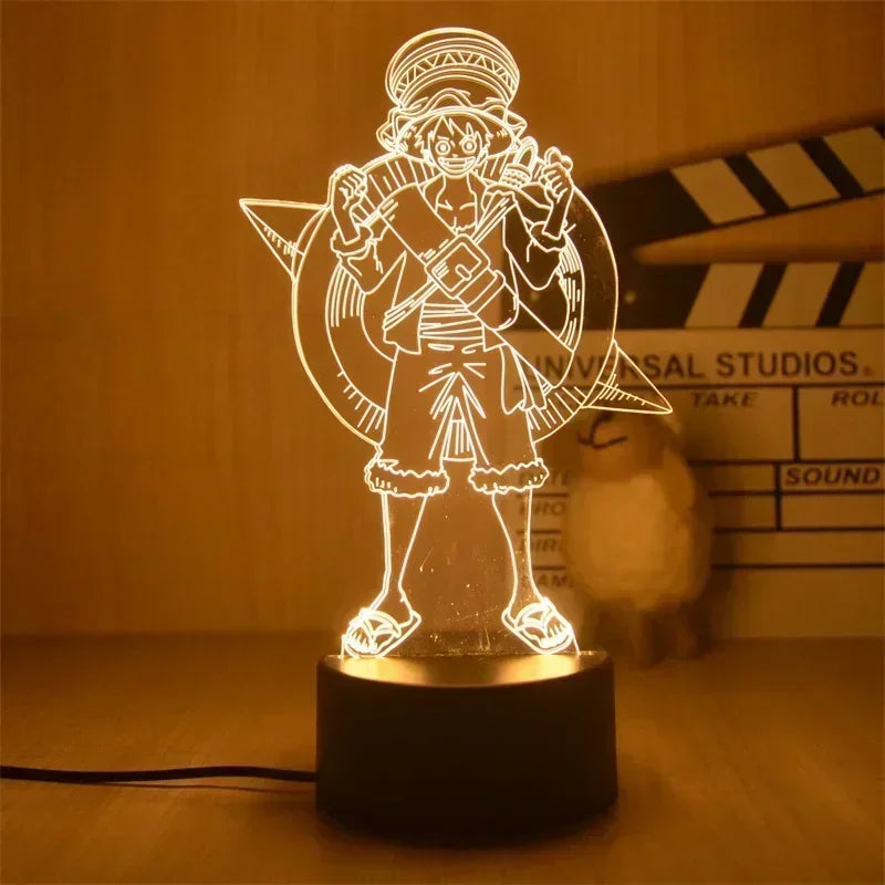 3D Anime One Piece | LED Night Lights | Acrylic Lamp