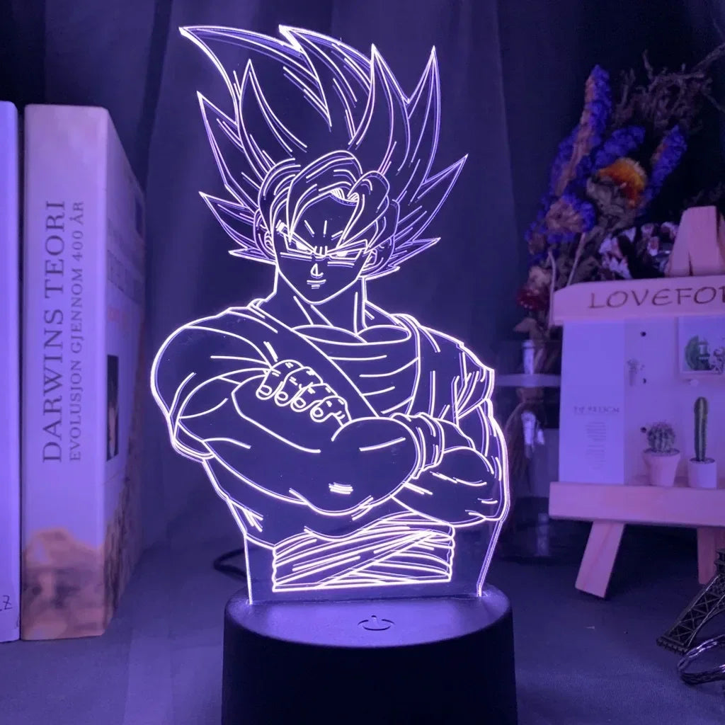 Anime Dragon Ball Z | LED Night Lights | Acrylic Lamp (16 colors)