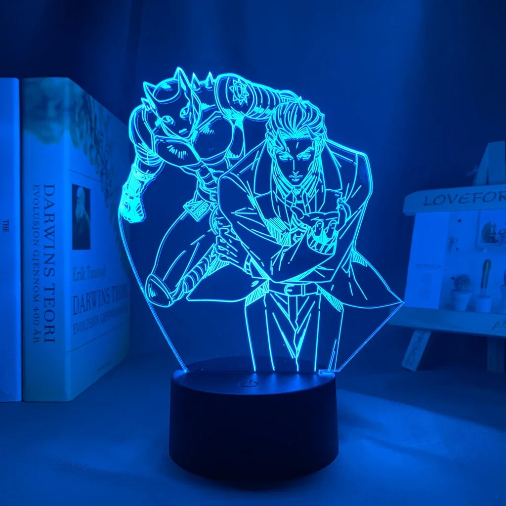 JoJo Bizarre Adventure | LED Night Lights | Acrylic Lamp (16 colors)