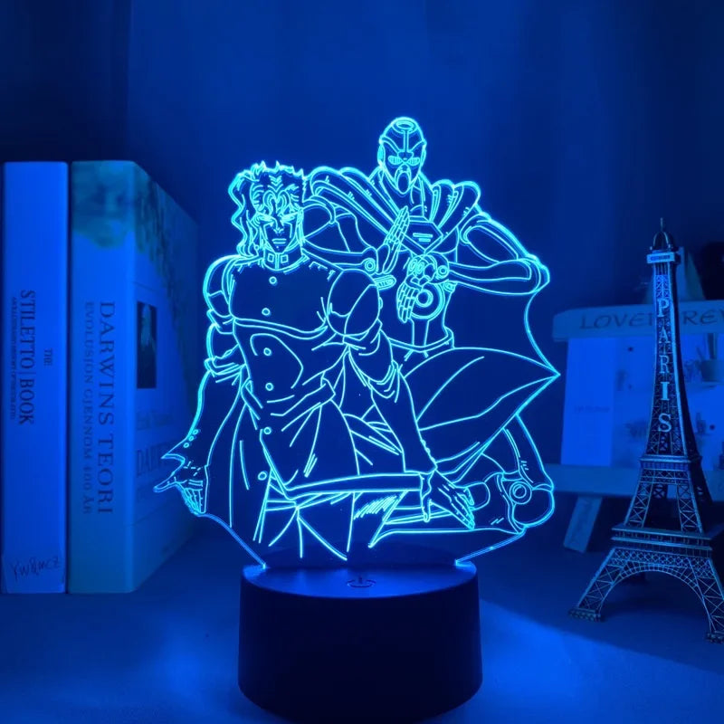 JoJo Bizarre Adventure | LED Night Lights | Acrylic Lamp (16 colors)