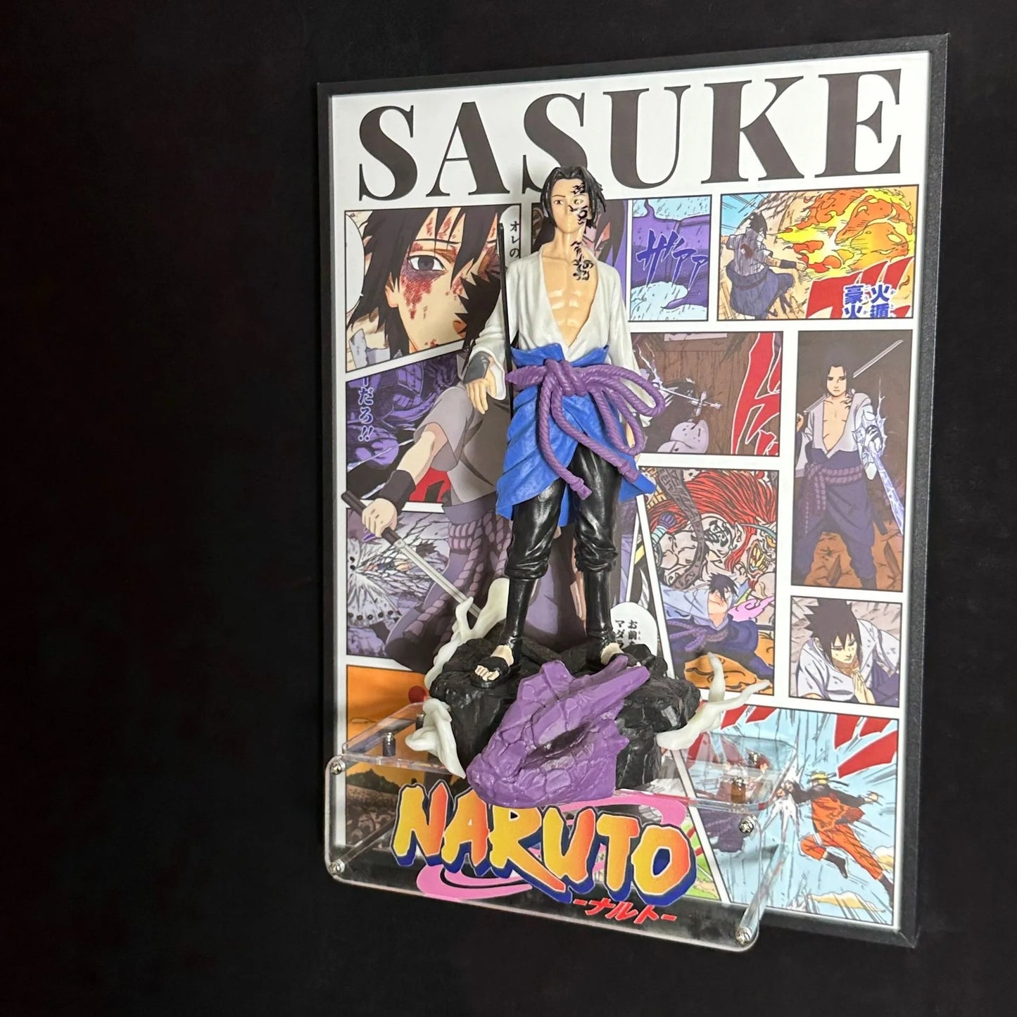 Naruto Anime | Poster with figurines | 2 in 1