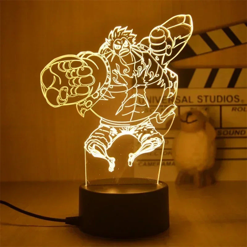 3D Anime One Piece | LED Night Lights | Acrylic Lamp