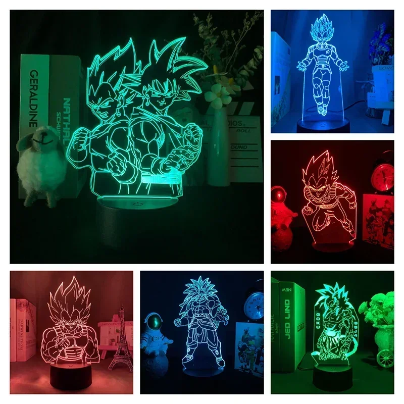 Anime Dragon Ball Z | LED Night Lights | Acrylic Lamp (16 colors)