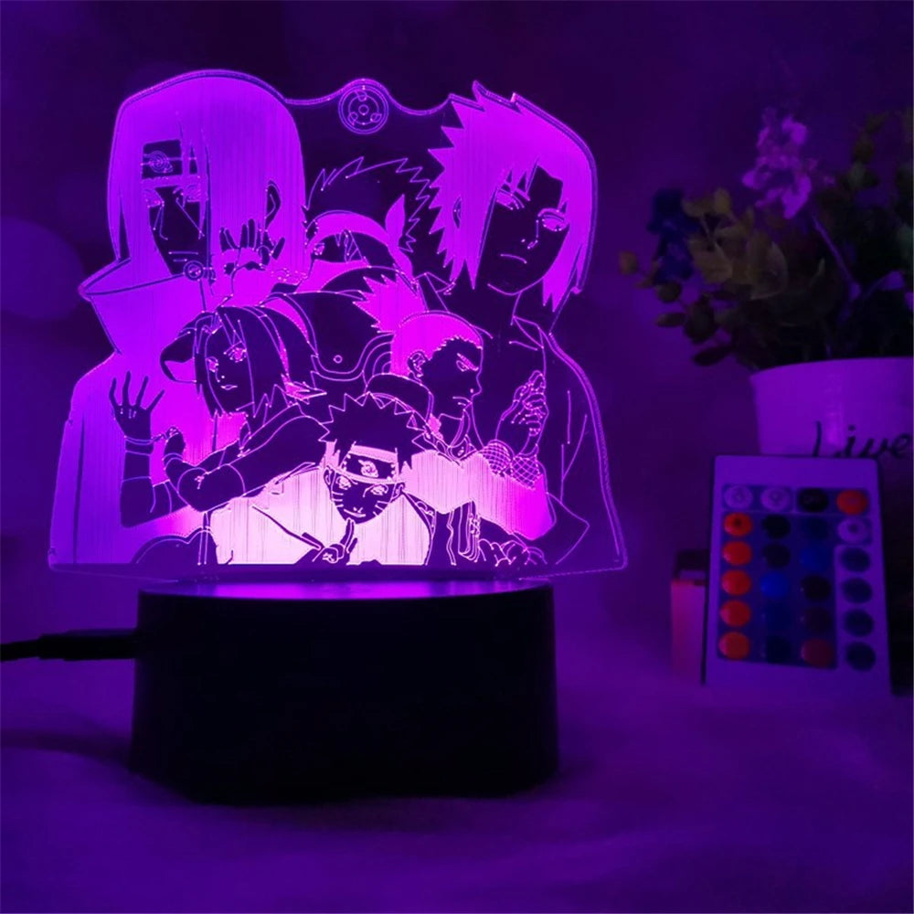 Naruto | LED Night Lights | Acrylic Lamp (16 colors)