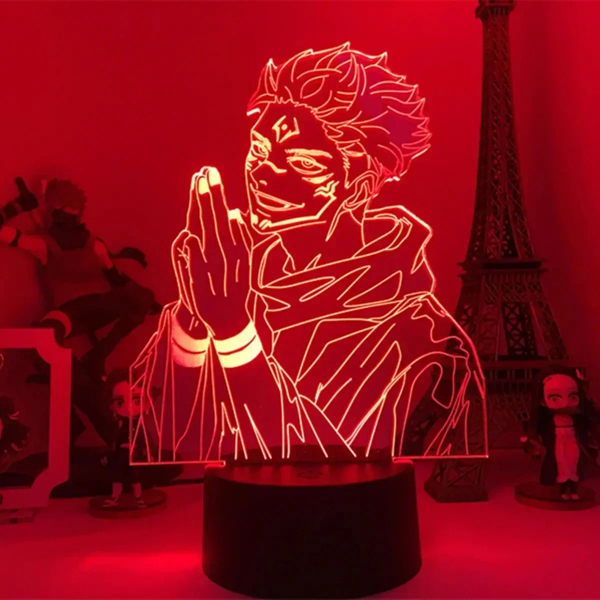 Anime Jujutsu Kaisen Figure | LED Night Lights | Acrylic Lamp (16 colors)