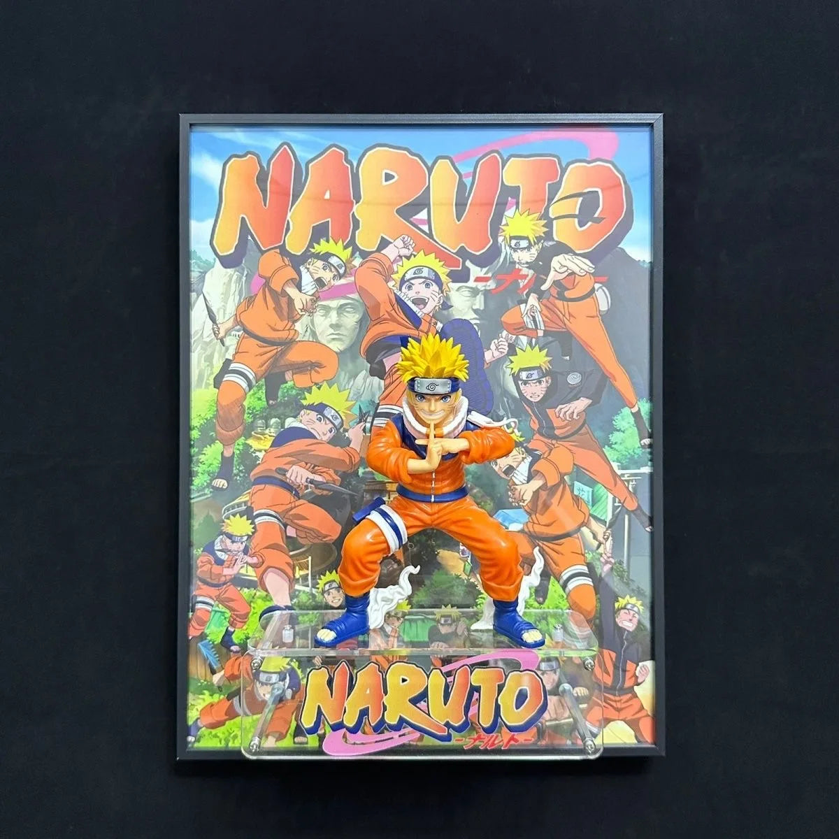 Naruto Anime | Poster with figurines | 2 in 1