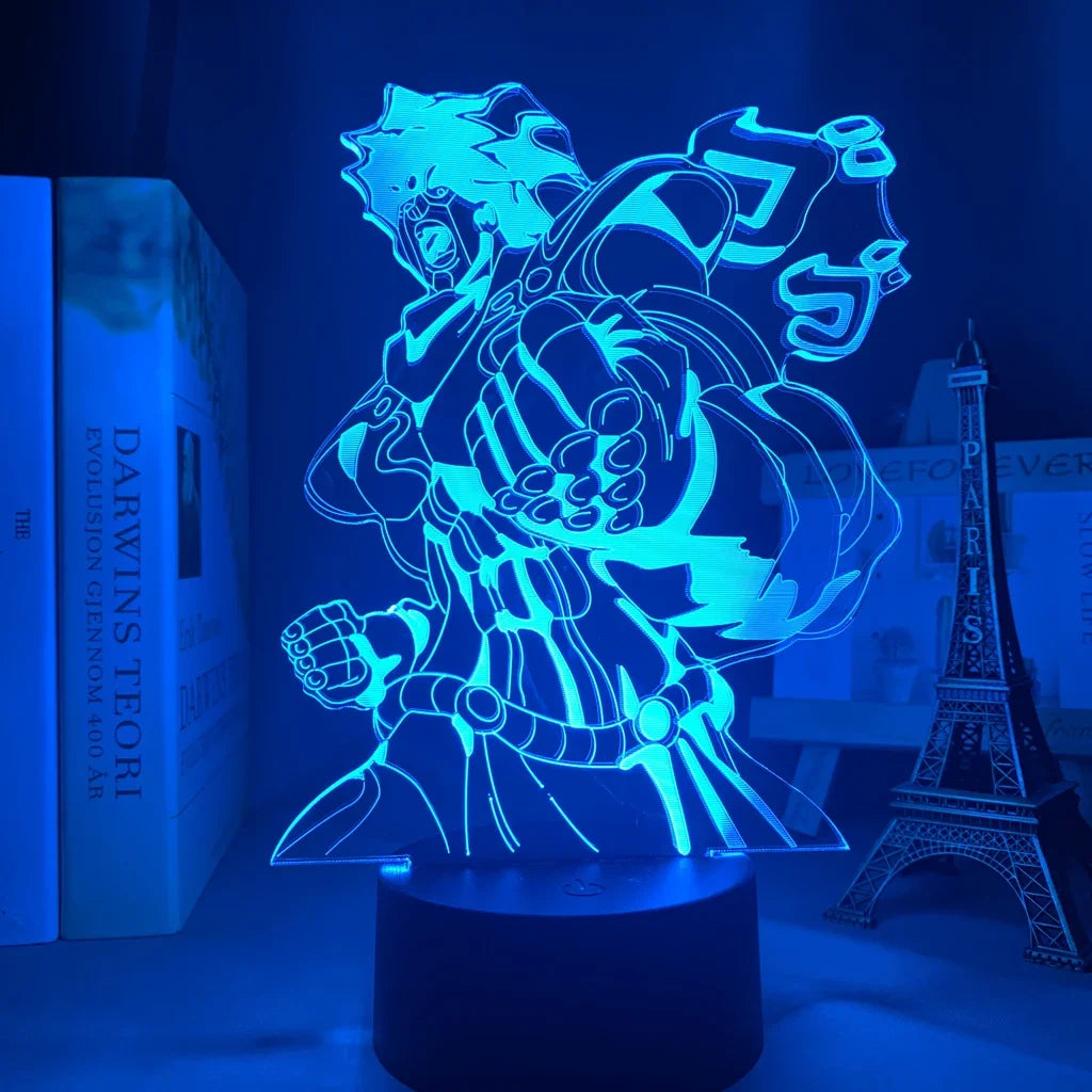 JoJo Bizarre Adventure | LED Night Lights | Acrylic Lamp (16 colors)