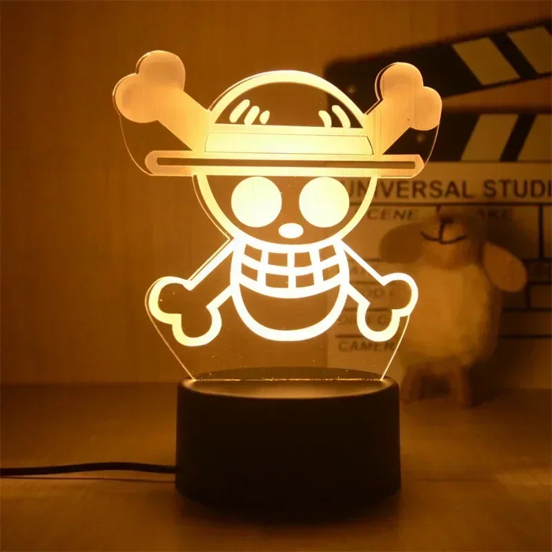 3D Anime One Piece | LED Night Lights | Acrylic Lamp